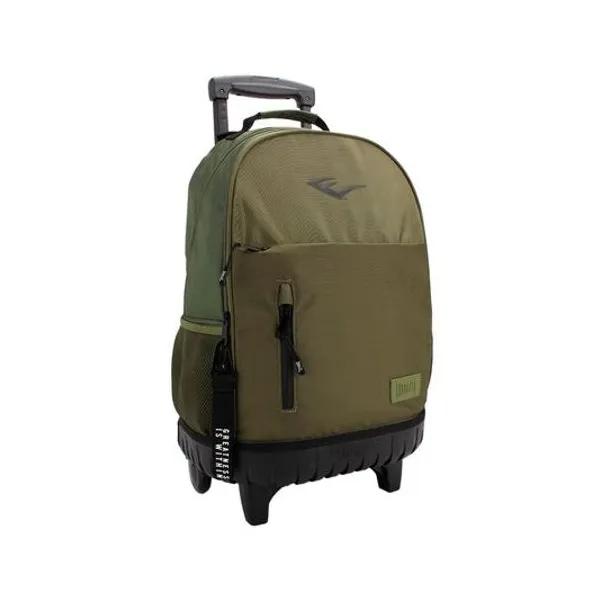 Mochila 20" con carro verde militar everlast