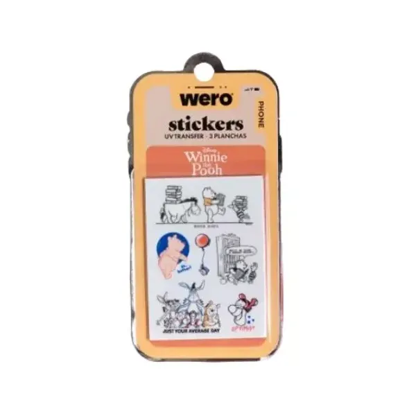 Stickers Wero para celular winnie the pooh x3 planchas