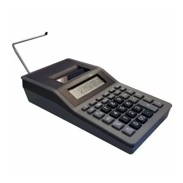 Calculadora cifra pr-26 miniprinter 12 dig.(ir-40) pilas o adap.con papel