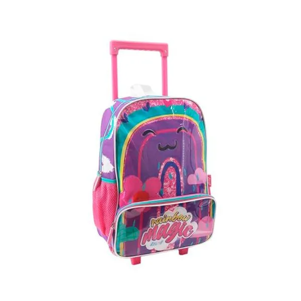 Mochila 16" con carro arco iris lsyd