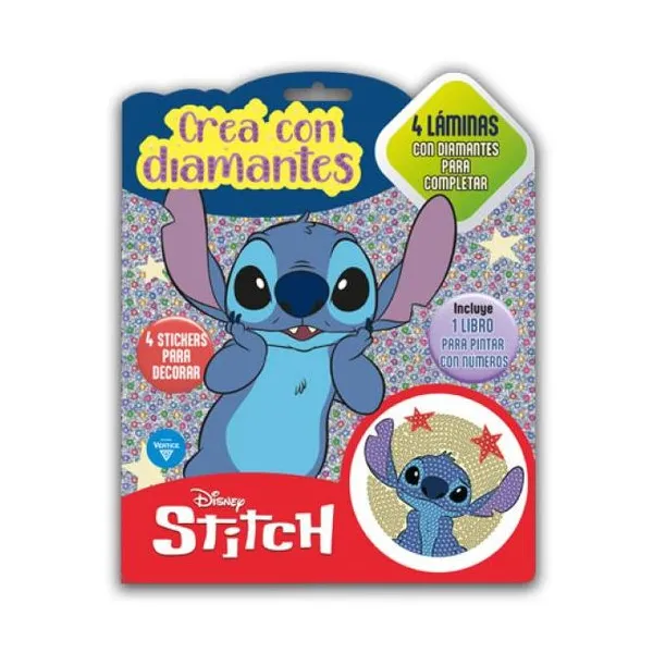 Stitch crea con diamantes
