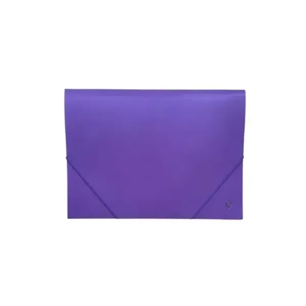 Carpeta 3 sol.para dibujo plástica the-pel oficio con elast.pastel violeta