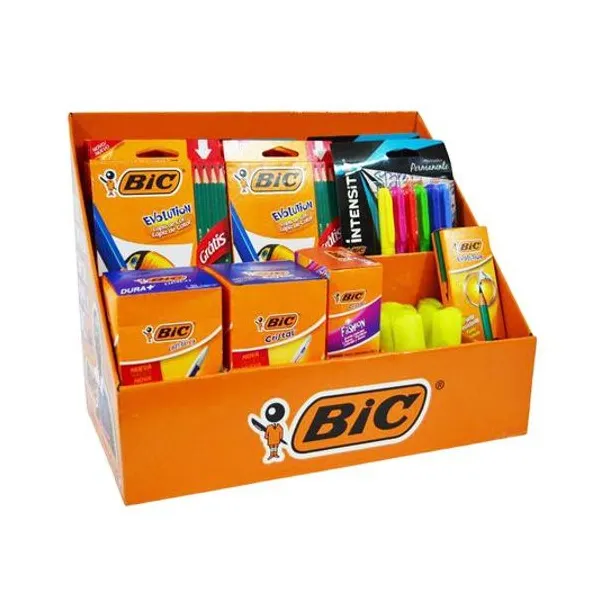 Exhibidor surtido optimo 375 unidades 35x28x20 cm BIC