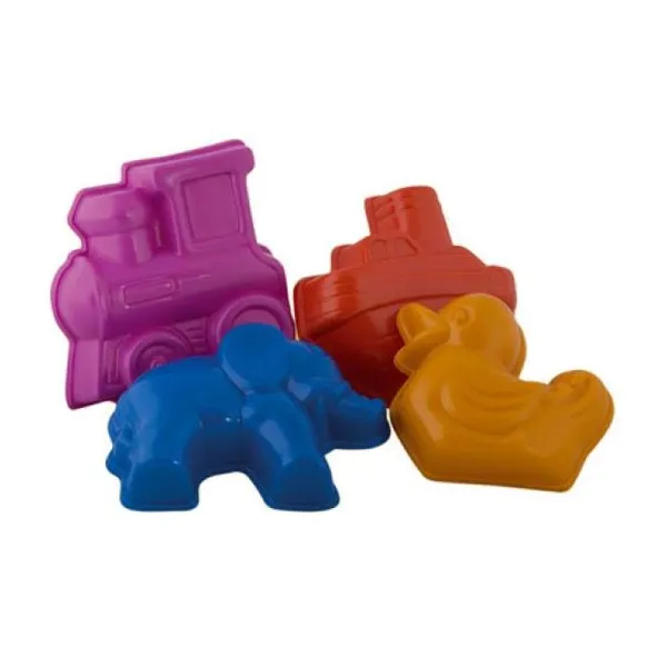 4 moldes tren