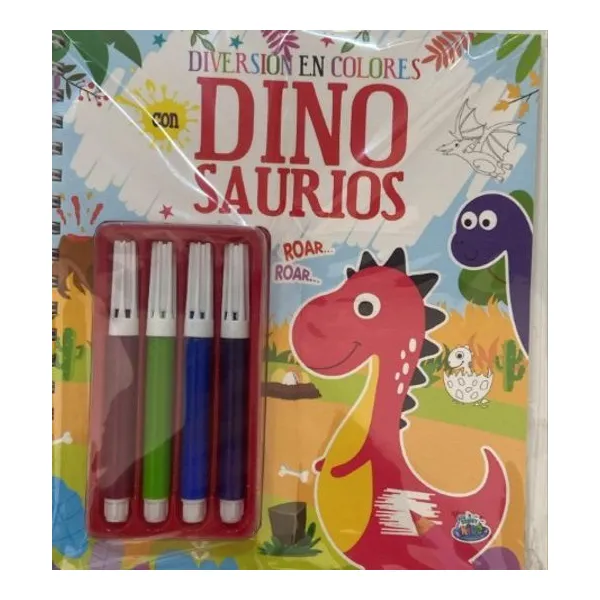 Diversion en colores con dinosaurios