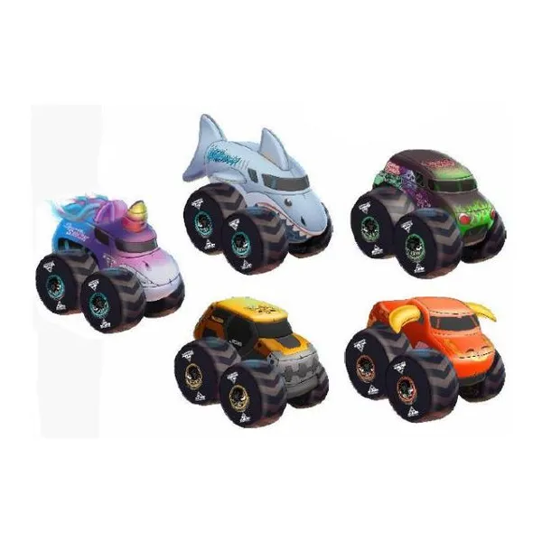 Monster jam surtido de los camiones suaves 17 14 cm