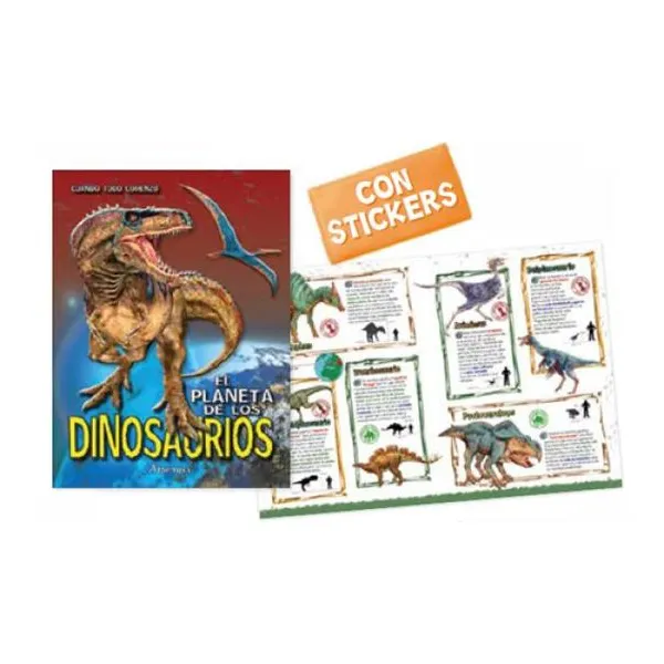 El planeta de los dinosaurios - con stickers