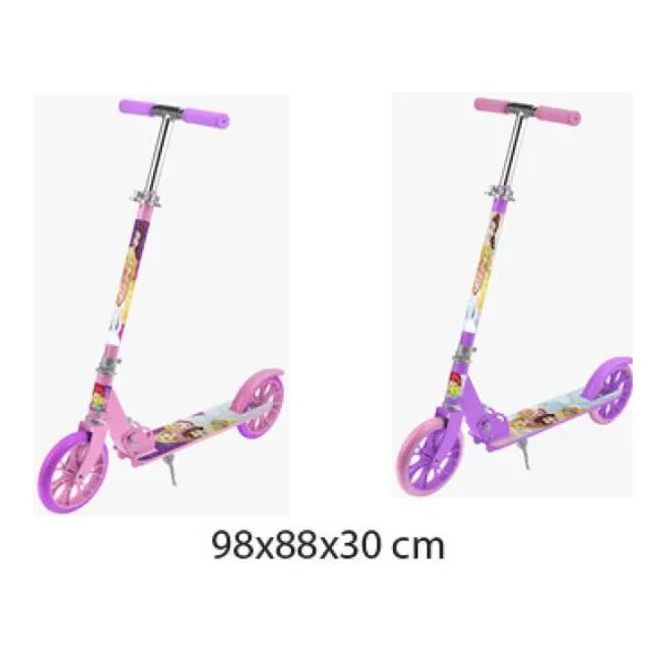 Monopatin plegable aluminio ruedas grandes Disney princesas