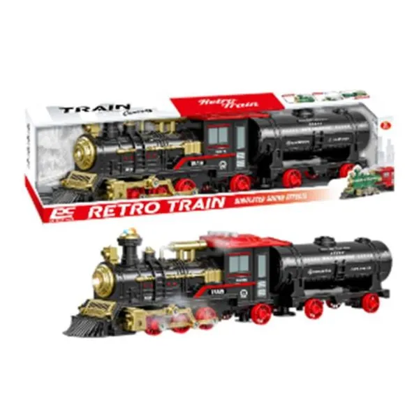 Super tren tira humo a friccion con luz y sonido 43 10 cm