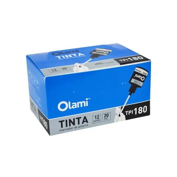Tinta para marcador de pizarra 20cc caja x12 unidades olami