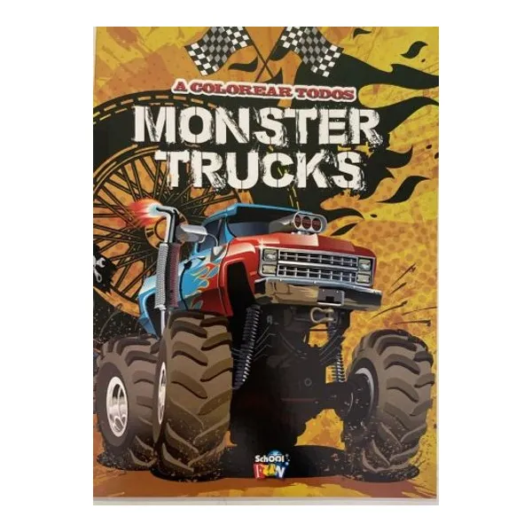 A colorear todos monster trucks