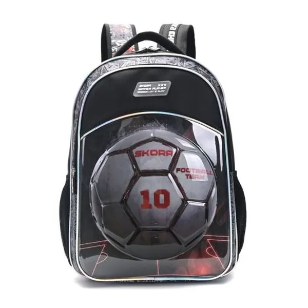 Mochila 18" espalda pelota con luz y llavero