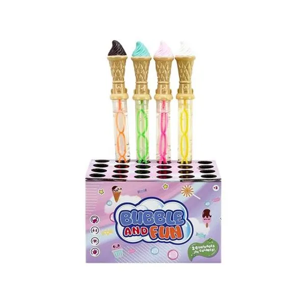 Burbujero stick helado 37 cm x unidad colores surtidos