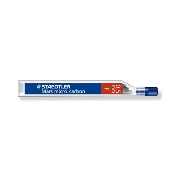 Tubo de minas Staedtler 0.5 mmf x12 unid.