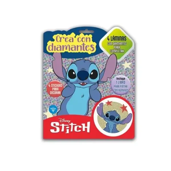 Flow pack editorial vertice crea con diamantes Stitch