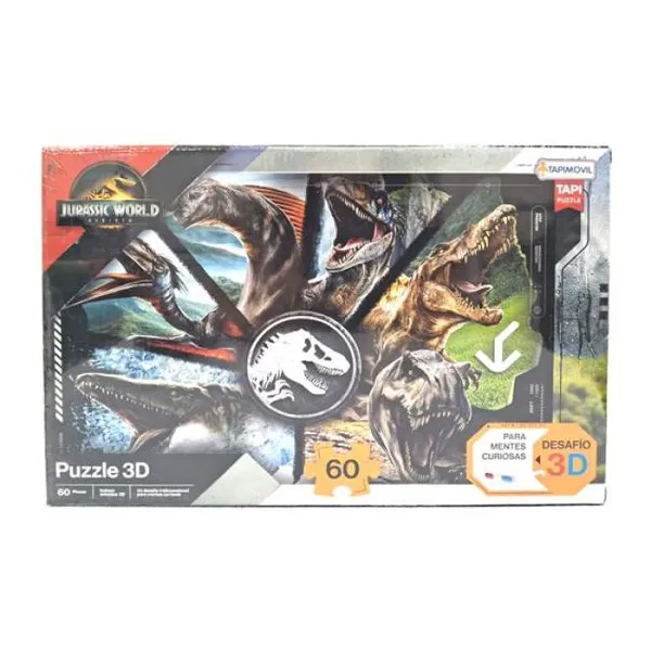 Puzzle 3d 60 piezas con anteojos.
