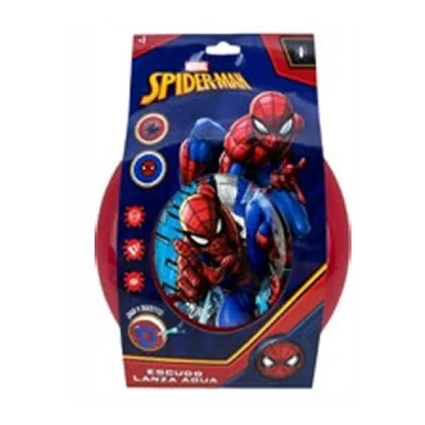 Escudo lanzador de agua Spiderman 28 x21 x6 cm
