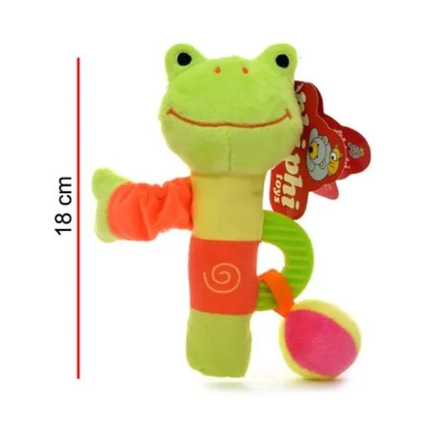 Tres animales sonajeros 15 cm