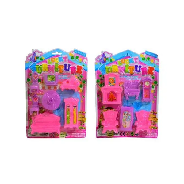 Set de muebles en blister 18x25 cm