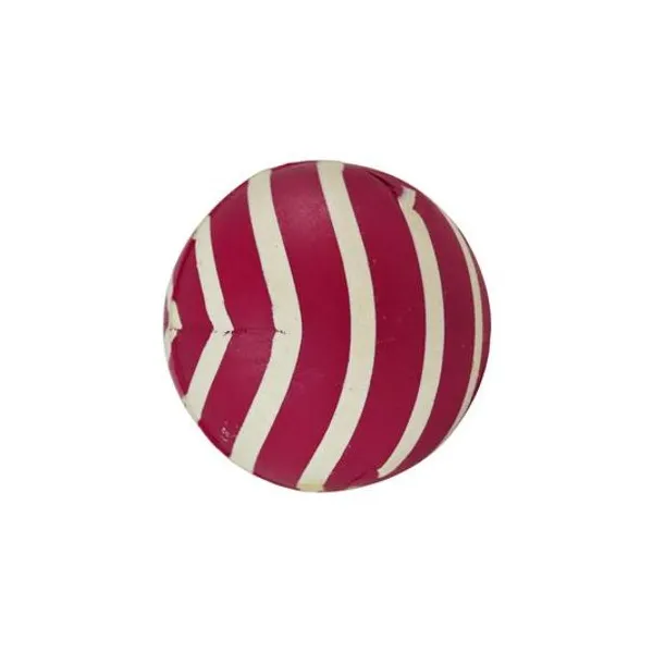 Pelota de goma rayada n.° 3 7 cm x unidad