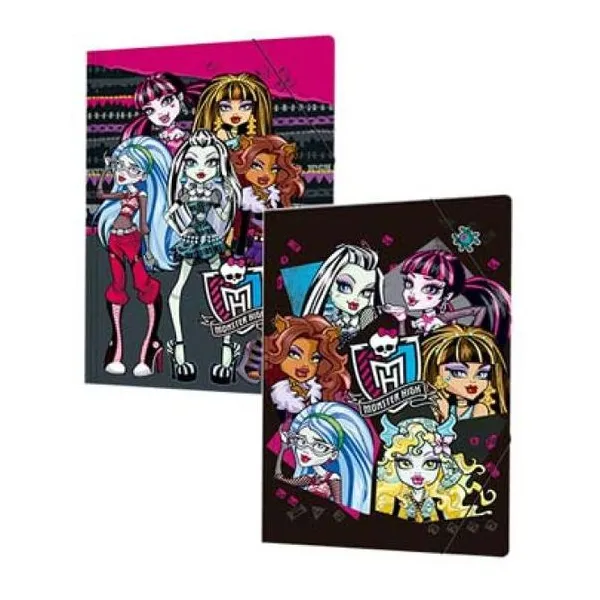 Carpeta oficio,3 solapas 2 i. monster high