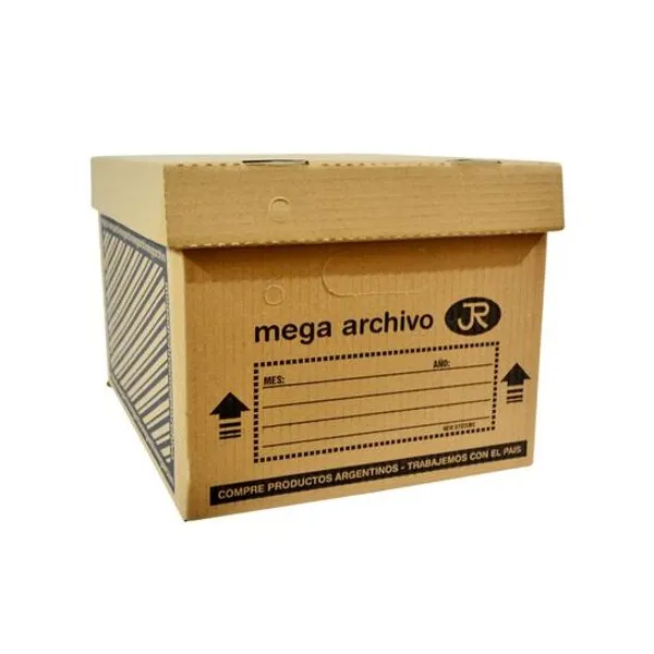 Caja de archivo mega kraft para encintar 32x44x27 cm x1 jr