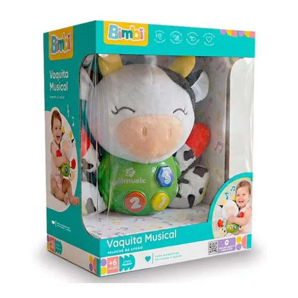 Bimbi peluche vaquita musical