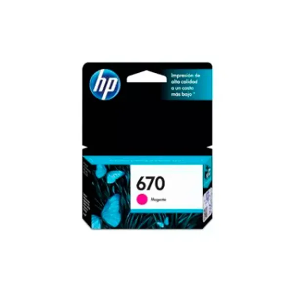 Cartucho HP liquidacion original 670- cz115 a magenta