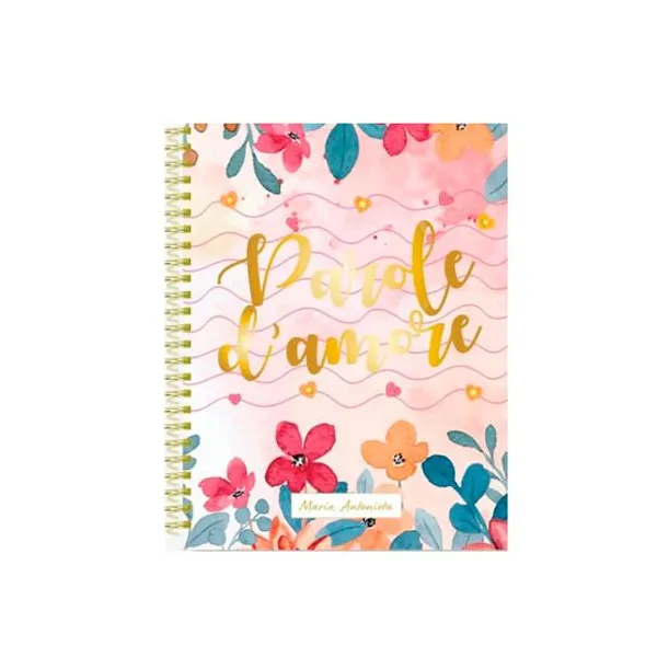 Cuaderno espiral a5 rozini d´oro t/dura 80 hjs.raya