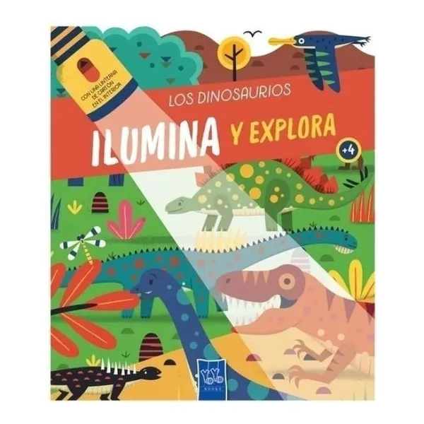 Ilumina y explora los dinosaurios