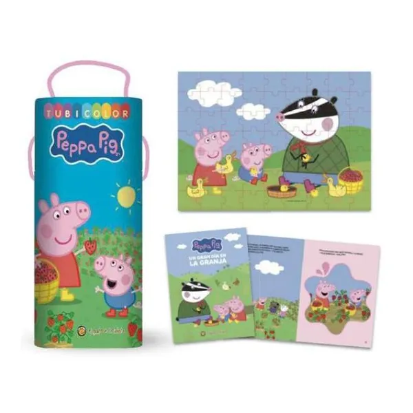Un gran dia en la granja | peppa | hasbro tubicolor
