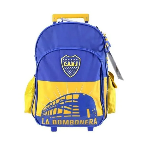 Mochila 16" con carro Boca Juniors Cresko