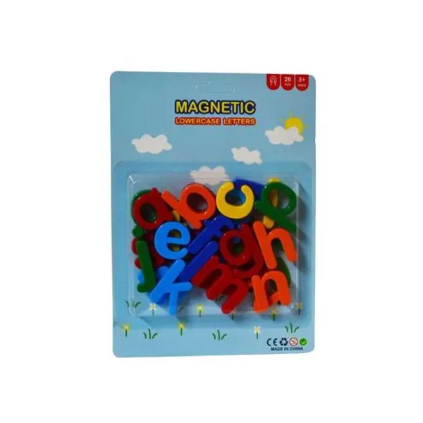 Set de letras magneticas 3 cm 26 piezas en blister 13x18 cm