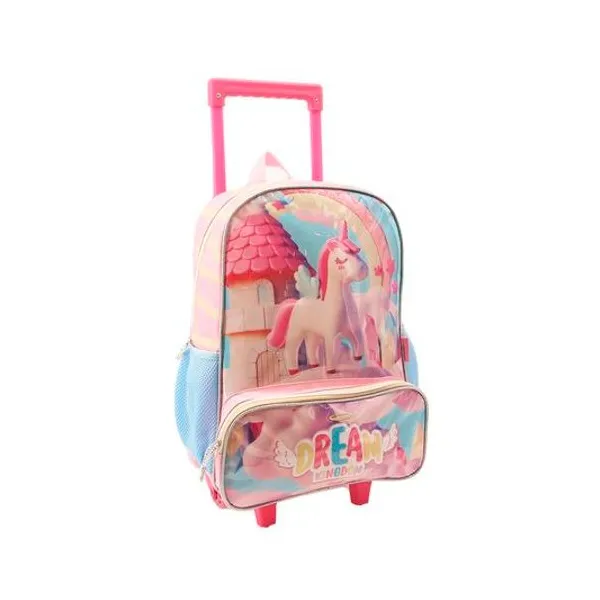 Mochila 16" con carro unicornio lsyd