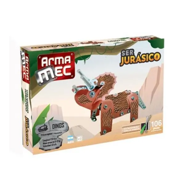 Ser jurasico triceratops - 106 piezas