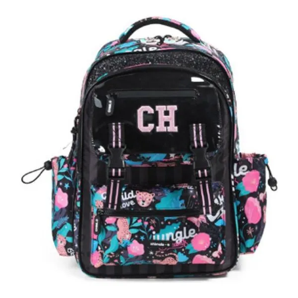 Mochila mix espalda 17" jungle love black