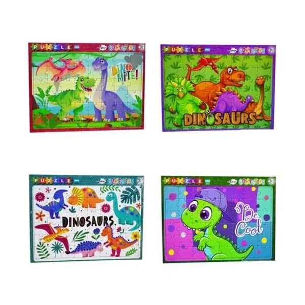 Puzzle saurios 48 piezas 29x22 cm x unidad modelos surtidos inkdrop