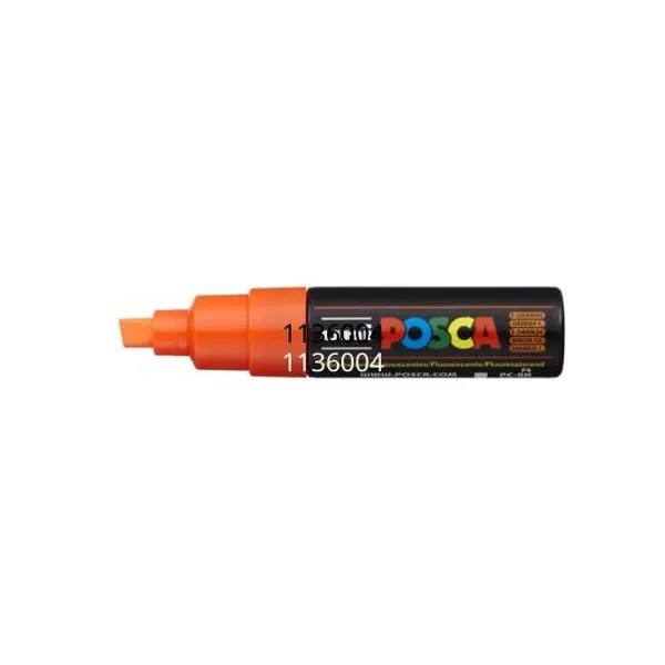 Marcador Uni posca al agua para bis.extra g.naranja