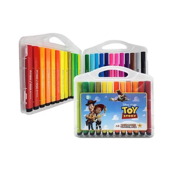Marcador triangular 3 mm caja x24 unidades toy story Ezco