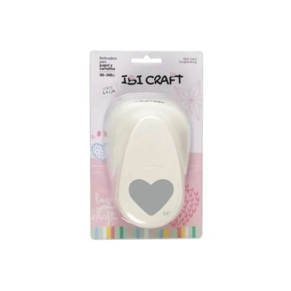 Perforadora artistica ibi craft 63 mmcorazon