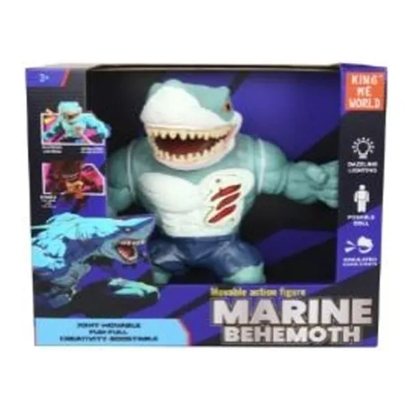 Tiburon monster animals con sonido articulado 22 cm