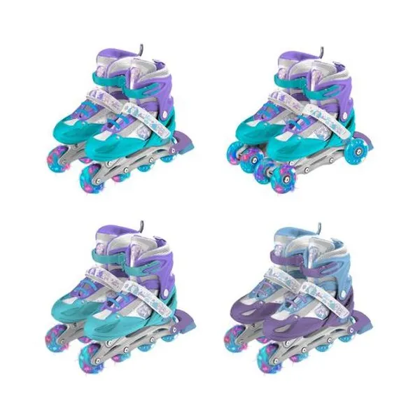 Rollers 3 en 1 ruedas intercambiables Frozen con luces en caja