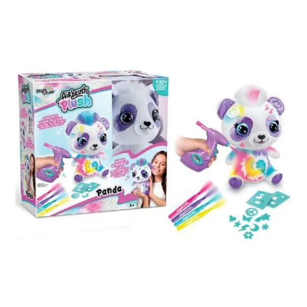Panda airbrush plush