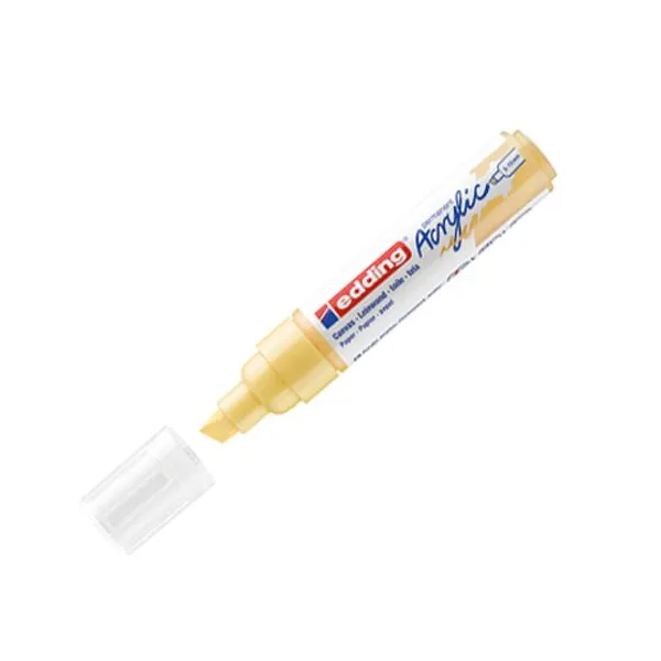 Marcador Edding 5000 perm.acrílico 10 mmpastel amarillo