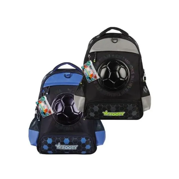 Mochila 18" espalda next champ x unidad colores surtidos footy