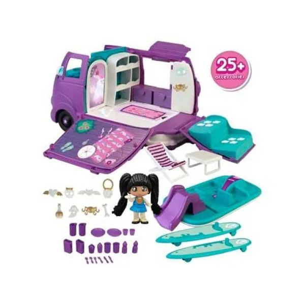 Pinypon terrific van con ruedas reales