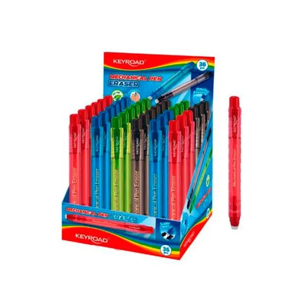 Goma de borrar retractil 13 cm x unidad Keyroad