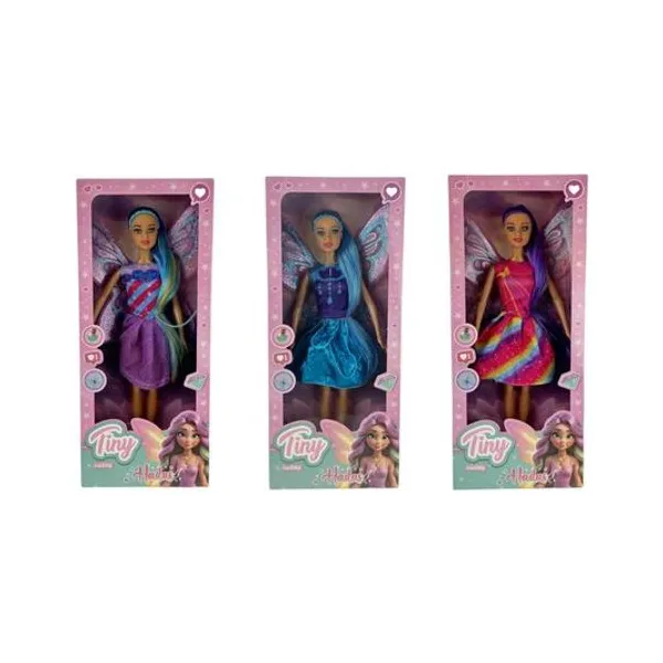 Muñeca Tiny hadas en caja x1 14x33x6 cm modelos surtidos