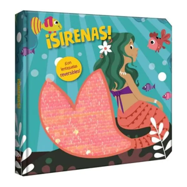 Sirenas con lentejuelas 17 17 cm