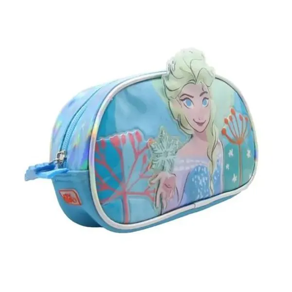 Cartuchera 1 cierre oval 3d Frozen 22x12 cm x unidad Cresko